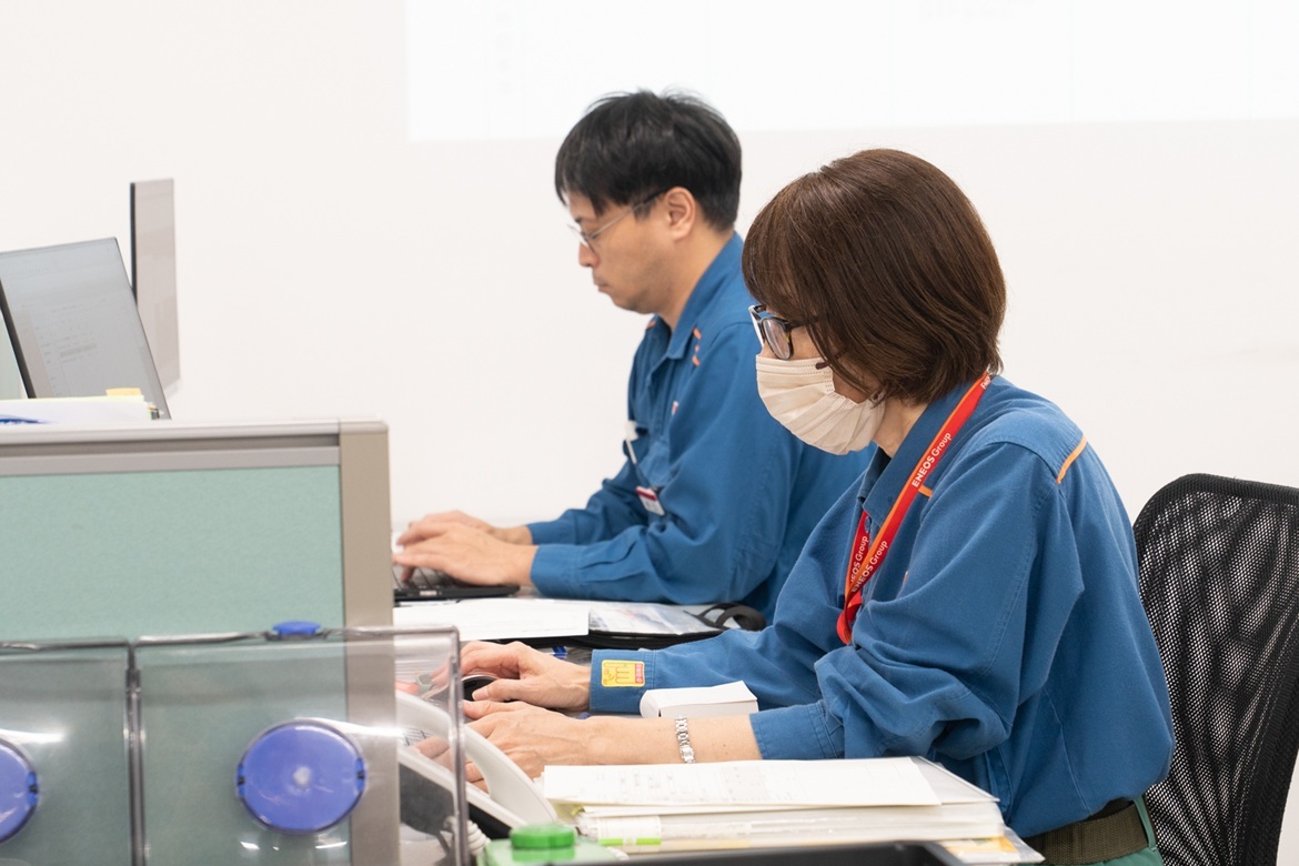 仕事の様子