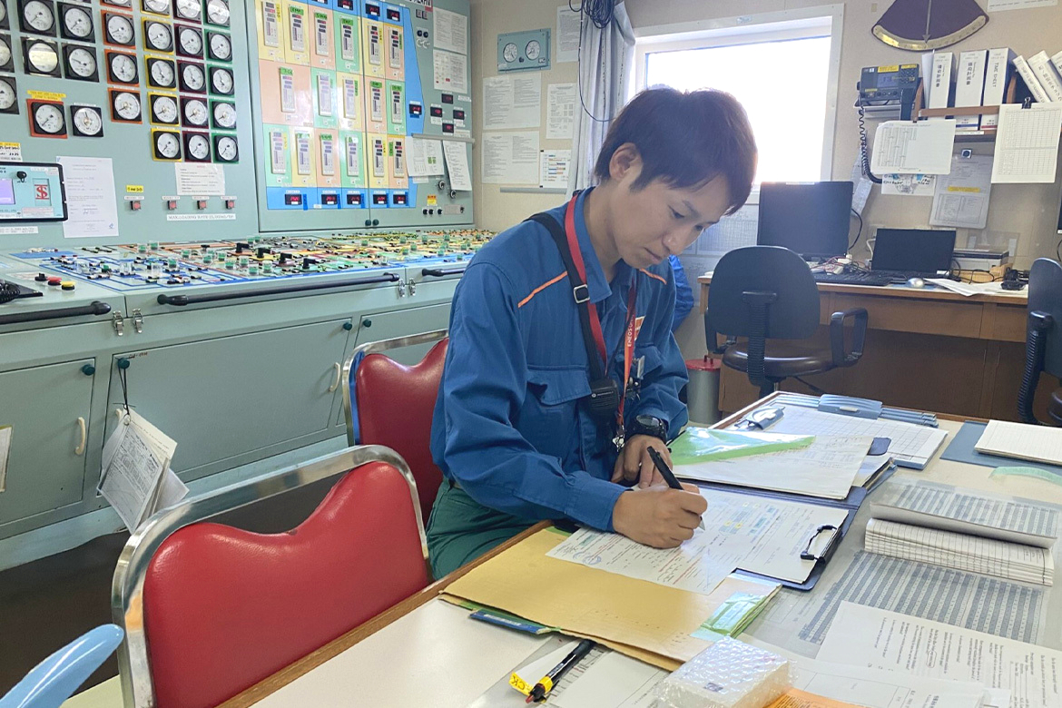 陸員業務の例（海務・環境安全Gr）